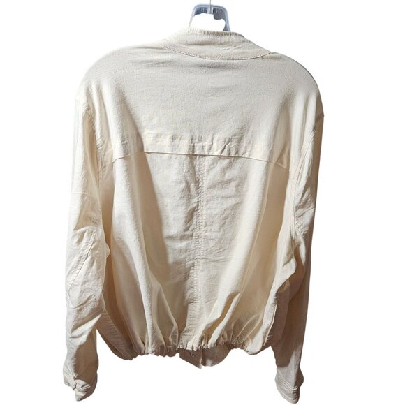Lane Bryant Womens Plus Size Drawstring Hem Snap-Front Shirt Jacket - Size 22 - Picture 6 of 9